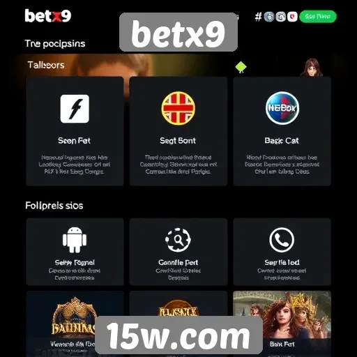 Análise das funcionalidades do site de jogos betx9